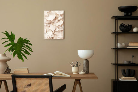 Paul Sinus 60x90cm Wandbild Rosenblätter in Beige – Sanfte Natürlichkeit mit floraler Detailkraft Blume