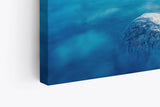 Paul Sinus Wandbild 120x80cm Meer Ozean Sonnenuntergang Felsen Klippen Horizont
