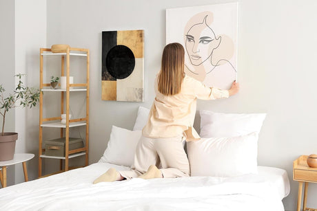 Paul Sinus 60x90cm Wandbild Strukturform Balance – Powerdesign und Fokuskunstwerk mit klarer Geometrie und Stil