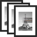 upsimples 3 Pack Bilderrahmen A4 Holz, Picture Frame Holz für Fotos, Bilder, Poster