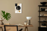 Paul Sinus 60x90cm Wandbild Abstrakte Harmonie – Powerdesign trifft Fokuskunstwerk in moderner Kreis- und Linienkomposition