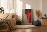 Paul Sinus Wandbild in 40x60cm Collision in Texture – Abstraktes Kunstwerk mit starkem Farbkontrast und strukturreicher Oberfläche