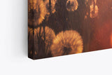 Paul Sinus Wandbild 120x80cm Sommerwiese Pusteblumen Wildblumen Sonnenschein Landschaft
