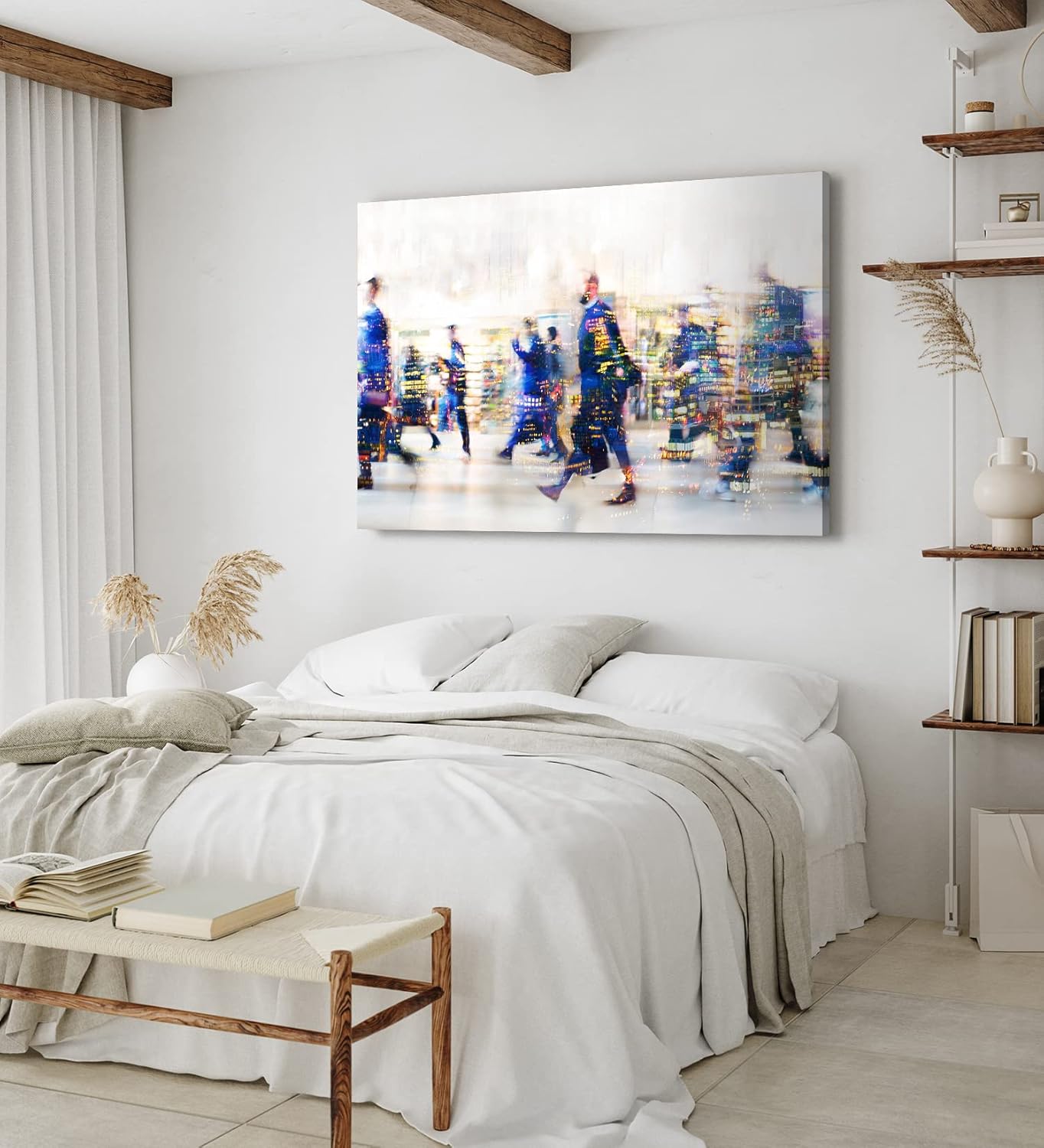 Paul Sinus Wandbild 120x80cm Wallstreet Business Börse Büro Finanzen Skyline