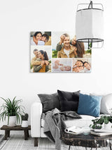 Paul Sinus Leinwandbild Collage - SOFORT ONLINE Upload - individuelles Bild Personalisieren Sie Ihre Fotos auf Leinwand - In verschiedenen Größen wählen