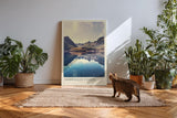 Paul Sinus Kunstdruck 40x60cm Norwegian Fjords majestätische Fjordlandschaft mit Spiegelung und stiller Weite