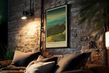 Paul Sinus Kunstdruck 40x60cm Carpathian Mountains mit sanften Hügeln in Rumänien