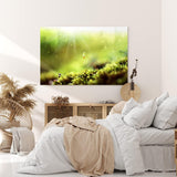 Paul Sinus Wandbild 120x80cm Wiese Grün Sonnenstrahlen Kunstvoll Natur