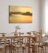 Paul Sinus Wandbild 120x80cm Über den Wolken Berge Berggipfel Gipfel Himalaja