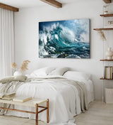 Paul Sinus Wandbild 120x80cm Welle Wasser Meer Ozean Surfen Natur Naturgewalt