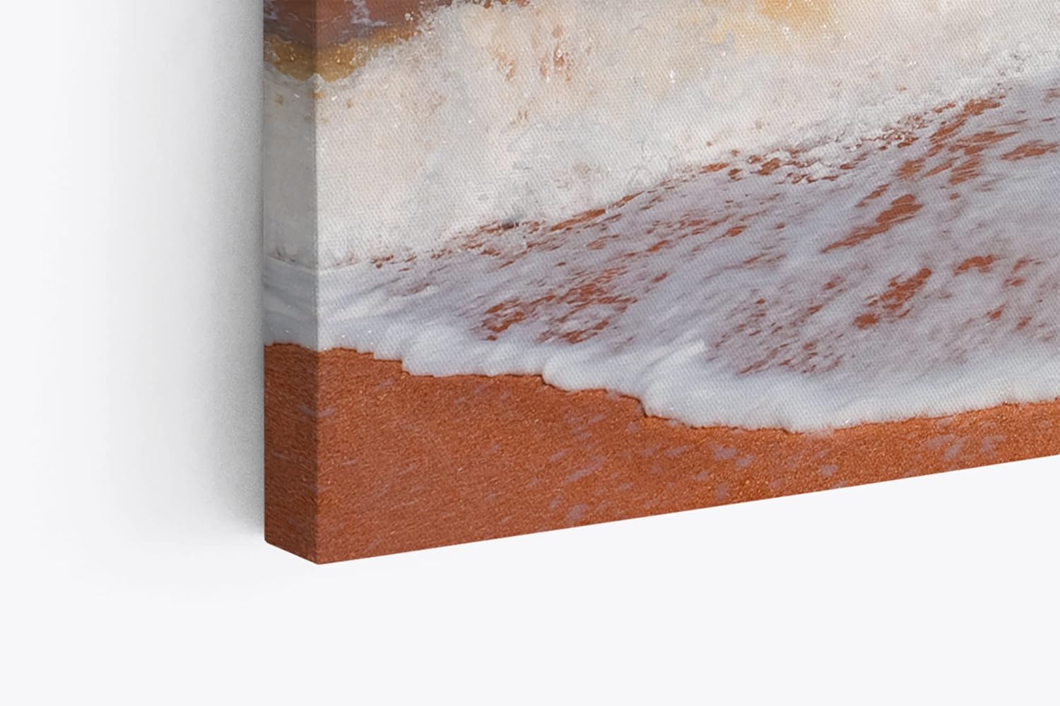 Paul Sinus Wandbild 120x80cm Sonnenuntergang Meer Ozean Strand Horizont Rot Sonne