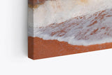 Paul Sinus Wandbild 120x80cm Sonnenuntergang Meer Ozean Strand Horizont Rot Sonne