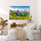 Paul Sinus Wandbild 120x80cm Grossglockner Berg in Österreich Alpen Berglandschaft