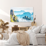 Paul Sinus Wandbild 120x80cm Mount Huangshan Asien China Berge Gebirge Felsformationen