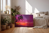 Sinus Art Wandbild 120x80cm Stimmungsvolles Motiv für Urlaubssehnsucht und exotisches Flair