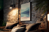 Paul Sinus Kunstdruck 40x60cm Mountain Silence – Spiegelung und Stille im alpinen Morgenlicht