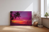 Sinus Art Wandbild 120x80cm Stimmungsvolles Motiv für Urlaubssehnsucht und exotisches Flair