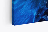 Paul Sinus Wandbild 120x80cm Meer Ozean Strand Horizont Violett Sonnenuntergang