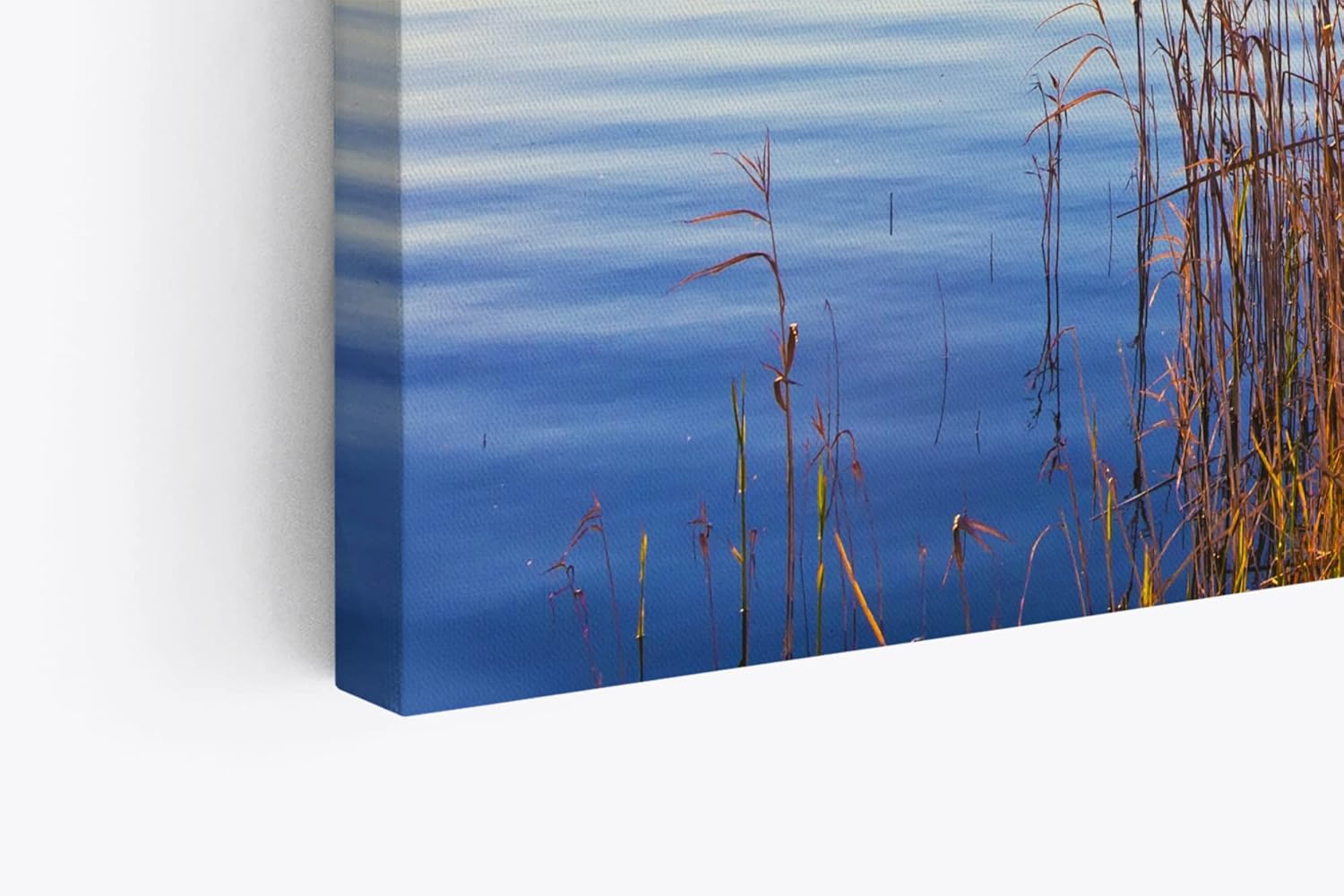 Paul Sinus Wandbild 120x80cm See Abendröte Sonnenuntergang Vögel Natur Horizont