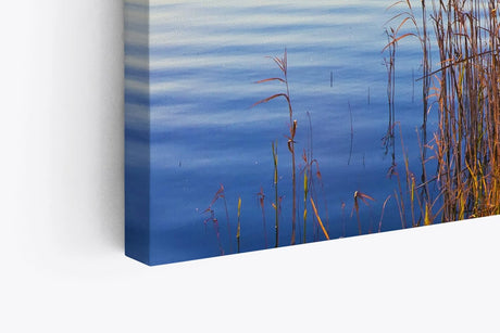 Paul Sinus Wandbild 120x80cm See Abendröte Sonnenuntergang Vögel Natur Horizont