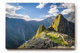 Sinus Art Wandbild 120x80cm Faszinierender Blick auf Machu Picchu mit majestätischer Andenlandschaft