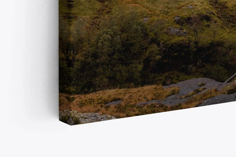 Paul Sinus Wandbild 120x80cm Schottische Landschaft Berge Nebel Wolken Gebirge