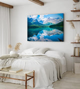 Paul Sinus Wandbild 120x80cm Kanada Emerald Lake Bergsee Berge Natur See