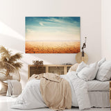 Paul Sinus Wandbild 120x80cm Wüste Berge Horizont Himmel Erde Fotokunst