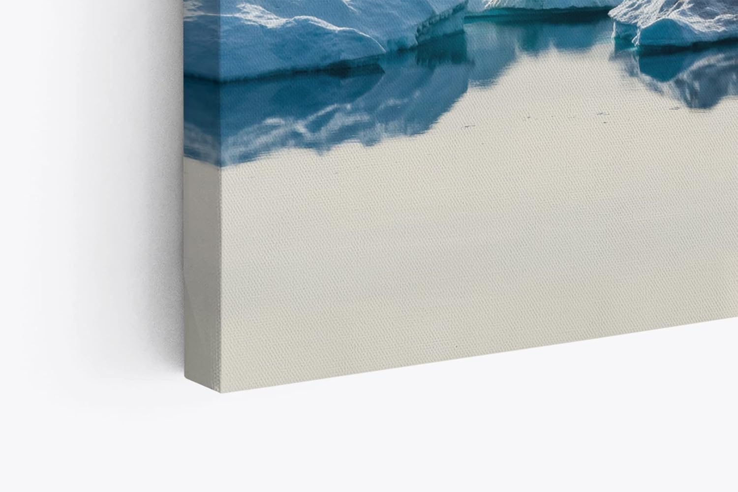 Paul Sinus Wandbild 120x80cm Antarktis Eisberge Meer Schnee Weiß Südpol