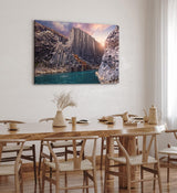 Paul Sinus Wandbild 120x80cm Studlagil Canyon Island Schlucht Felsformation Fluss