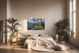 Sinus Art Wandbild 120x80cm Faszinierender Blick auf Machu Picchu mit majestätischer Andenlandschaft