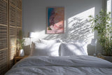 Paul Sinus Kunstdruck 40x60cm Liquid Bloom – Florale Nahaufnahme in Tropfenglanz und Pastell