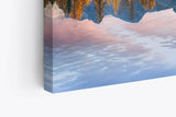Paul Sinus Wandbild 120x80cm Lago Fed?ra See in Italien Alpen Alpensee Berge
