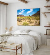 Paul Sinus Wandbild 120x80cm Kakteen Wüstenberge Mexiko Landschaft Sonnenschein