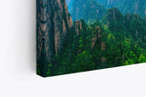 Paul Sinus Wandbild 120x80cm Huangshan Gebirge China Berge Landschaft Sonnenuntergang