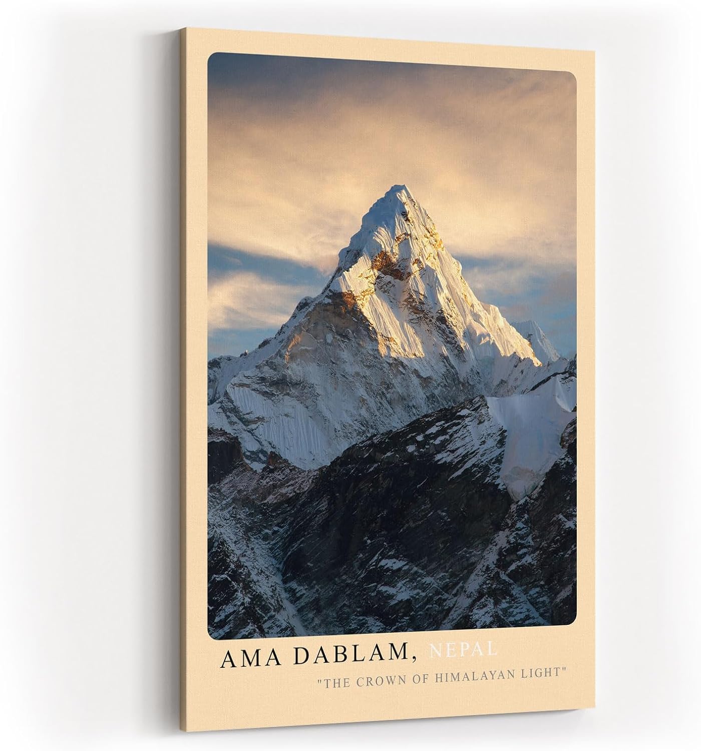 Paul Sinus Kunstdruck 40x60cm Ama Dablam – Himalaya-Magie im Licht der Berge
