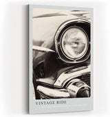 Paul Sinus Kunstdruck 40x60cm Vintage Ride – Klassische Autolegende im Retrolook auf Leinwand