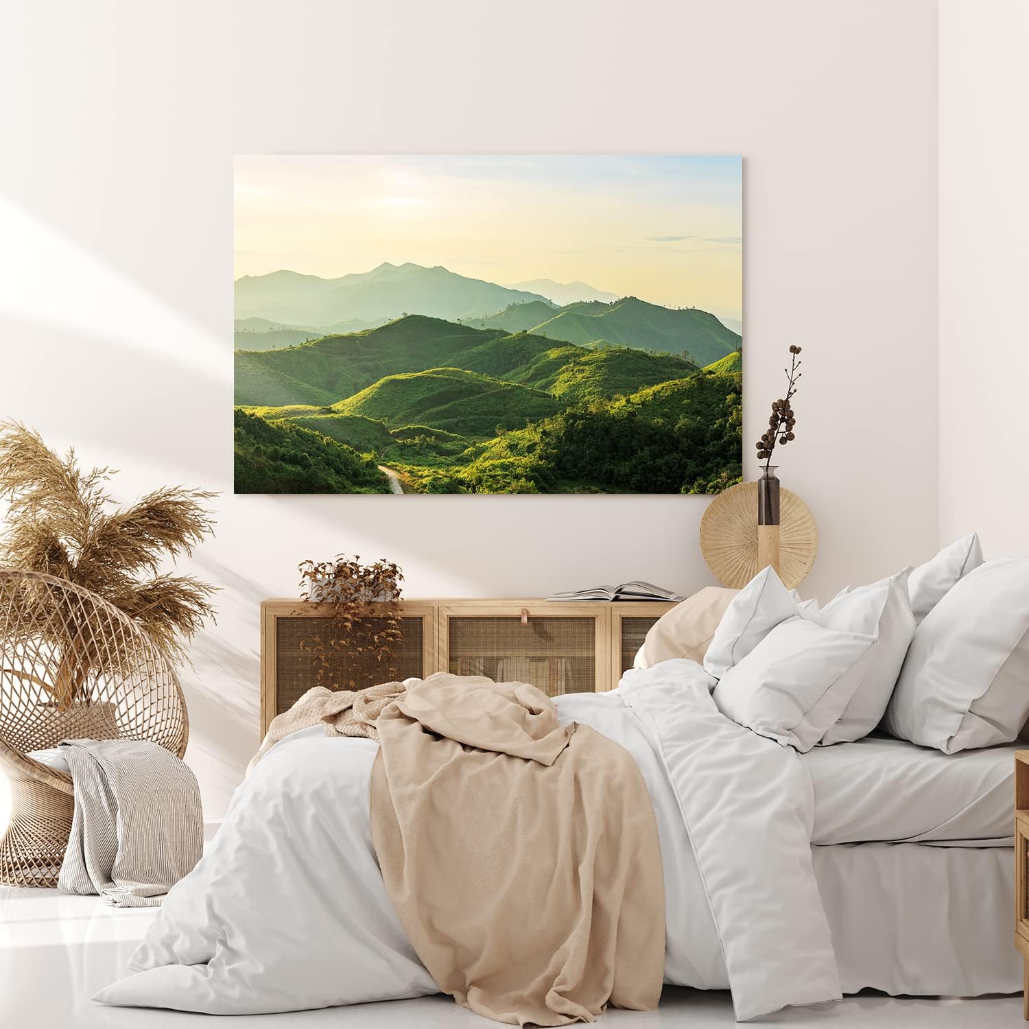 Wandbild 120x80cm Thailand Thong Pha Phum Gebirge Berge Berglandschaft