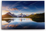 Paul Sinus Wandbild 120x80cm Bachalpsee Schweiz Alpensee See Landschaft Berggipfel