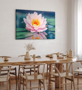 Paul Sinus Wandbild 120x80cm Lotosblume Blume Blüte Kunstvoll Lotos Wasserblume
