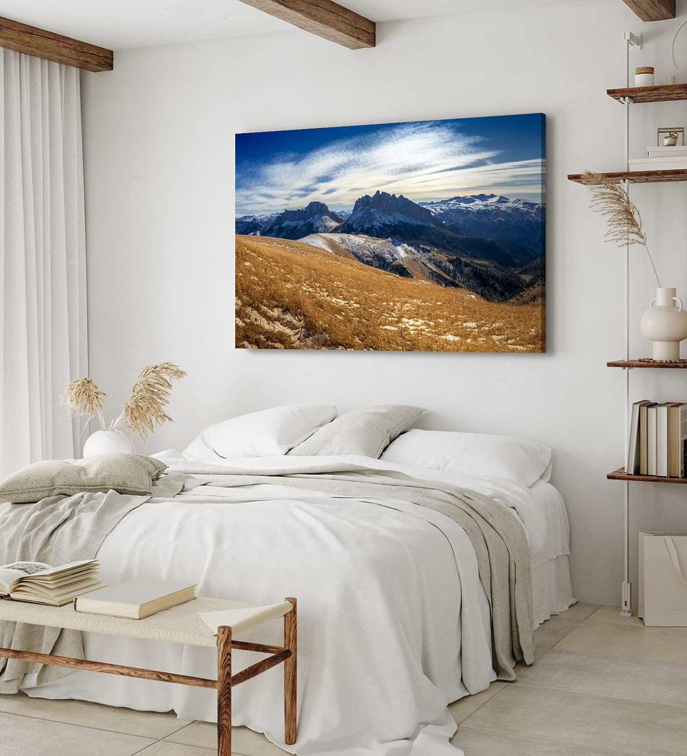Paul Sinus Wandbild 120x80cm Alpen Berge Berglandschaft Himmel Gebirge Berggipfel