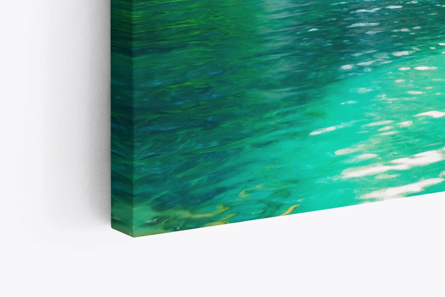 Paul Sinus Wandbild 120x80cm Wasserfälle im Dschungel Thailand Grün Natur