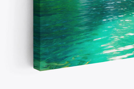 Paul Sinus Wandbild 120x80cm Wasserfälle im Dschungel Thailand Grün Natur