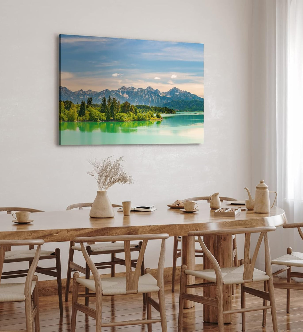 Paul Sinus Wandbild 120x80cm Forggensee Deutschland See Landschaft Berge Natur