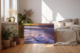 Sinus Art Wandbild 120x80cm Kristallklares Eis in kontrastreicher Flut – kraftvolle Komposition mit künstlerischem Charakter