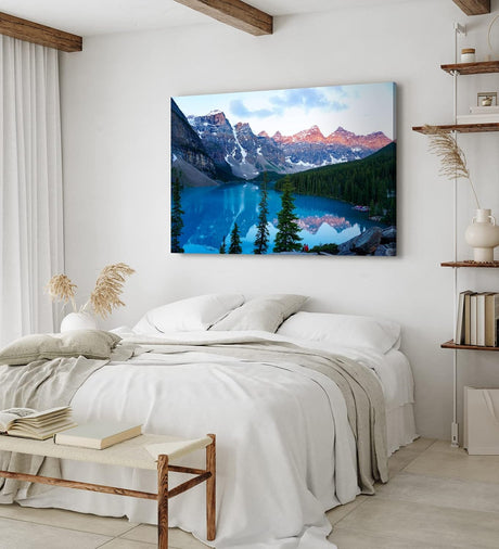 Paul Sinus Wandbild 120x80cm Moraine Lake Kanada Bergsee Berge See Natur