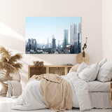 Paul Sinus Wandbild 120x80cm Großstadt Metropole Hochhäuser Büro Wolkenkratzer Business