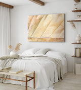 Paul Sinus Wandbild 120x80cm Herbstblatt Nahaufnahme Makrofotografie Herbst Blattadern