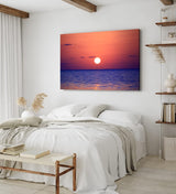 Paul Sinus Wandbild 120x80cm Sonnenuntergang Horizont Ozean Meer Abend