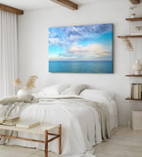 Paul Sinus Wandbild 120x80cm Horizont Meer Himmel Blau Ozean Wolken